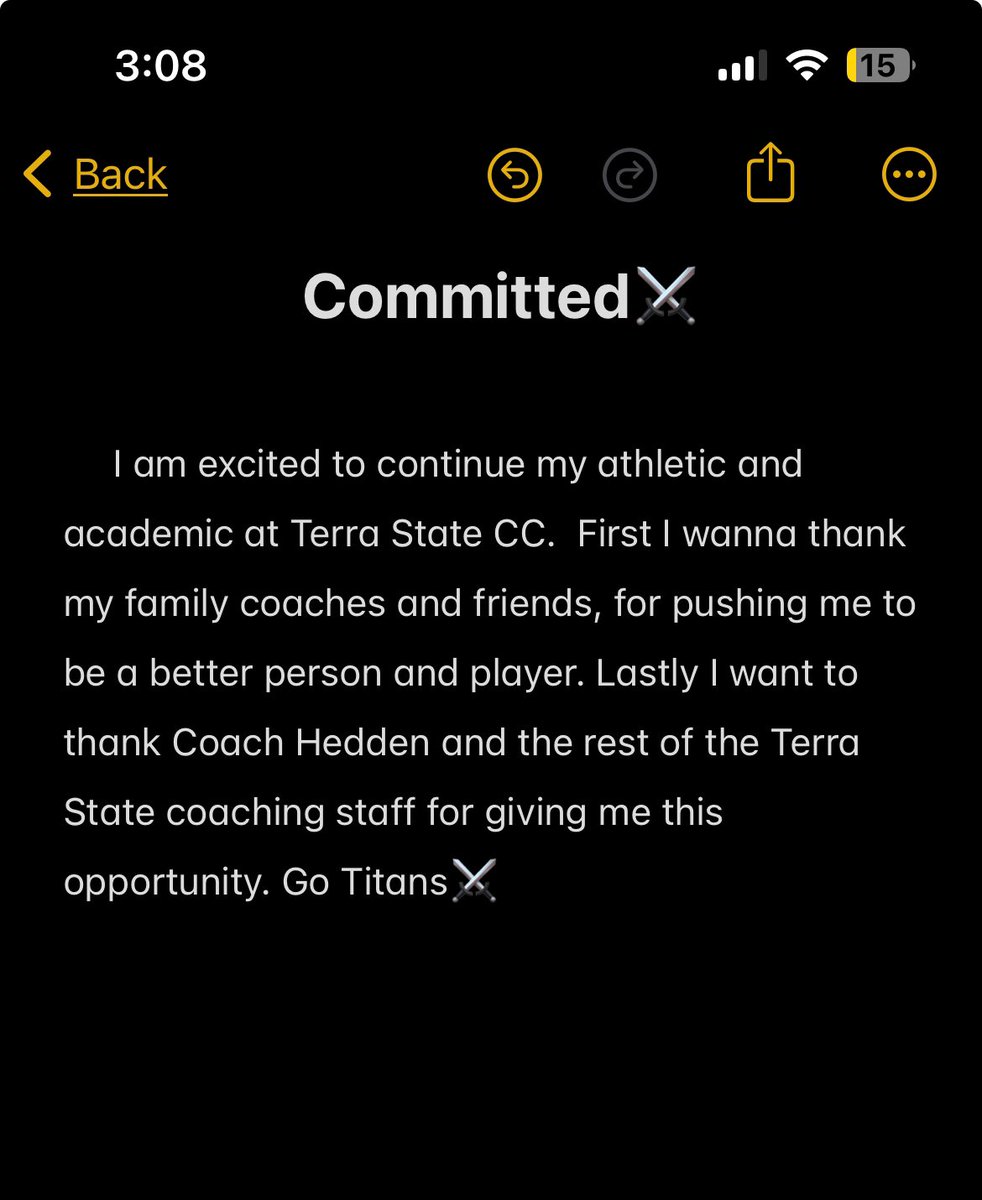 COMMITTED⚔️<a href="/CCHSIrishBSBL/">Central Catholic Baseball</a> <a href="/POShea_PBR/">Phil O'Shea</a> <a href="/TSCCAthletics/">Terra State Titans Athletics</a> <a href="/jeffmielcarek/">Jeff Mielcarek</a>
