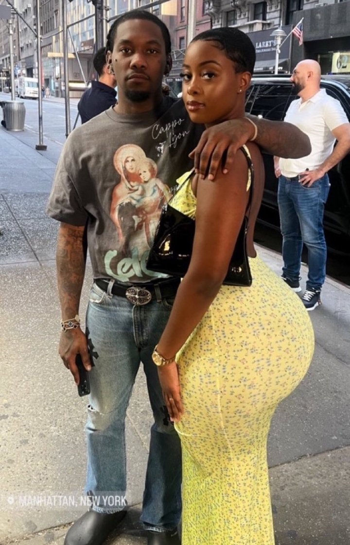 Offset shows his new Ghana girlfriend after broken up with cardi b 😅