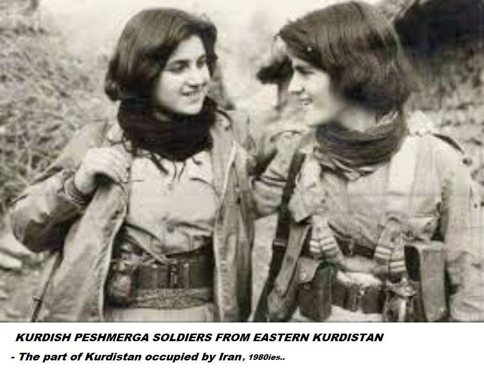 Peshmerga fighters in eastern Kurdistan in the 1980s.