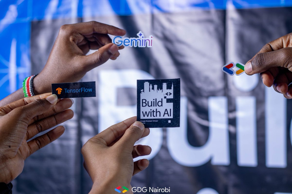 Big shoutout @GDG_Nairobi for hosting the incredible #BuildWithAI event at Strathmore! 🚀 It was an amazing opportunity to dive deep into #geminiAi and connect with fellow tech enthusiasts. Looking forward to more such impactful gatherings! 👏