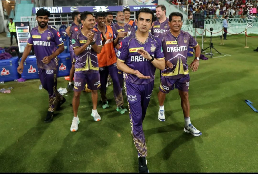 Congratulations Team #KKR to qualify for the #Playoffs . #MIvKKR #KKRvsMI #TATAIPL2024