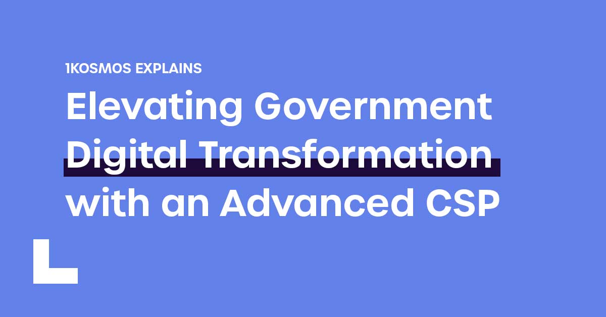 Exciting news! 1Kosmos is now a CSP for government agencies. By choosing 1Kosmos as their CSP, government agencies can enhance the security, efficiency, and user experience of their identity management initiatives. Learn more: 1kosmos.com/identity-manag… #CSP #Identity