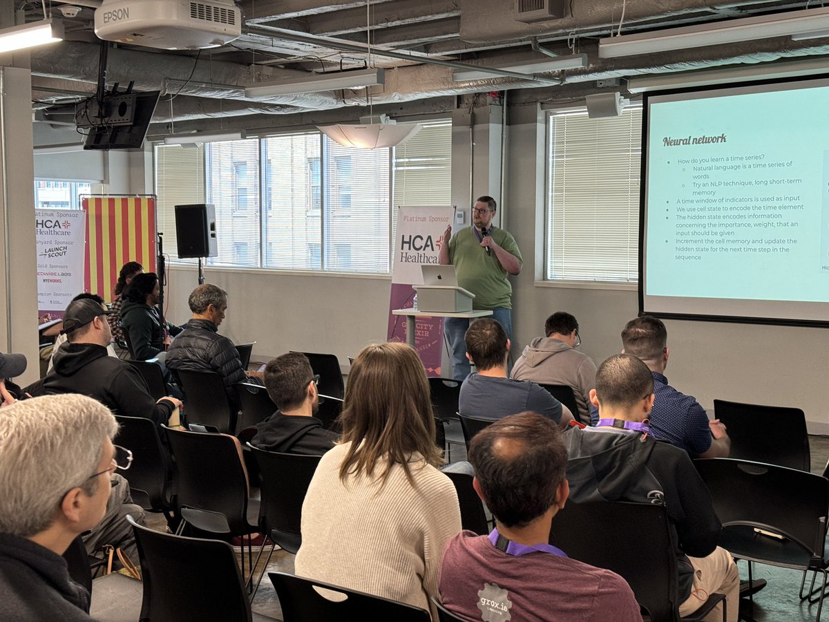 GigCityElixir's tweet image. 📊 Sam McDavid dives into ML for trading stocks using Elixir at #GigCityElixir! Discover how neural networks and reinforcement learning can optimize your trading strategies. 💹🧠 #MachineLearning #StockTrading #MyElixirStatus