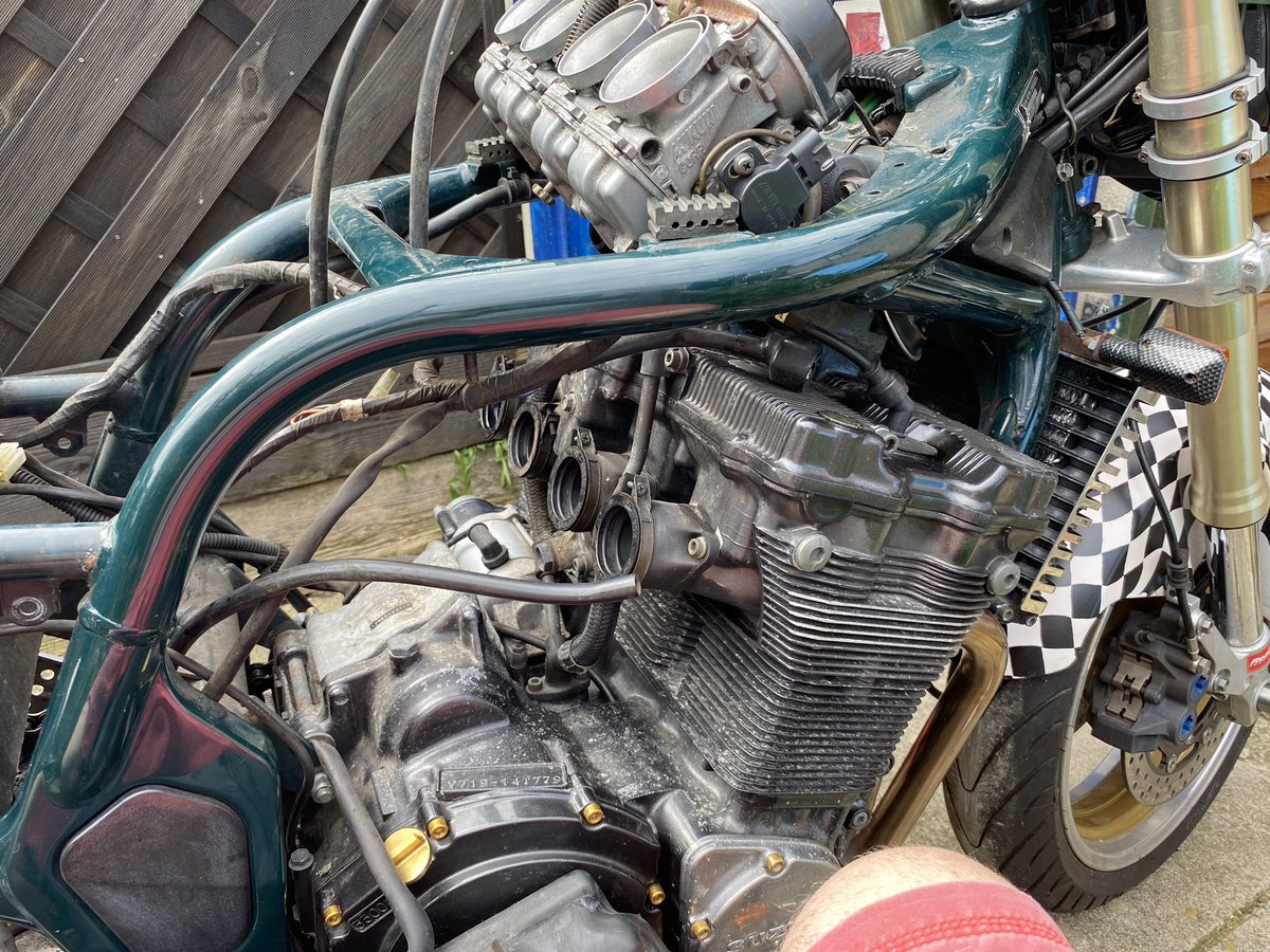 So much for having a ride today, started up this morning ran fine whilst I got fence sorted to get it out, backed choke off an I cut out . Tried to restart an all electrics went spent rest of day trying to find a faulty earth, now thinking it could be ignition switch,