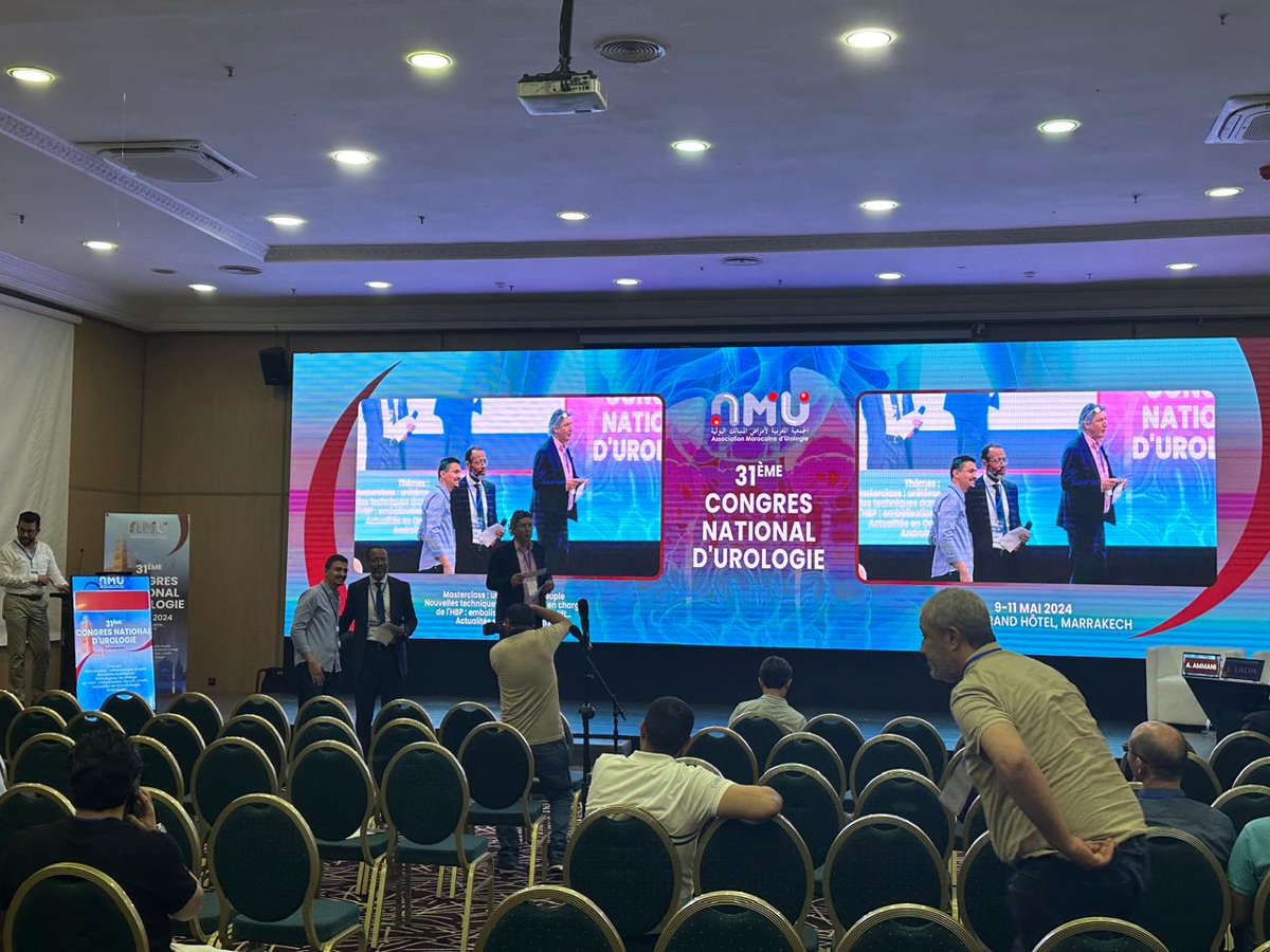 C'est déjà la fin ! Bravo pour le succès de ce #31ème #Congrès #National d'#Urologie à #Marrakech ! 🌟

L'#AMU vous remercie d'avoir rendu cet événement inoubliable ! 🙌 

Remise des prix par notre cher Président <a href="/kar_tariq/">Tariq Karmouni</a>📷 #Tariq #Karmouni

Let's stay connected
#AMU24