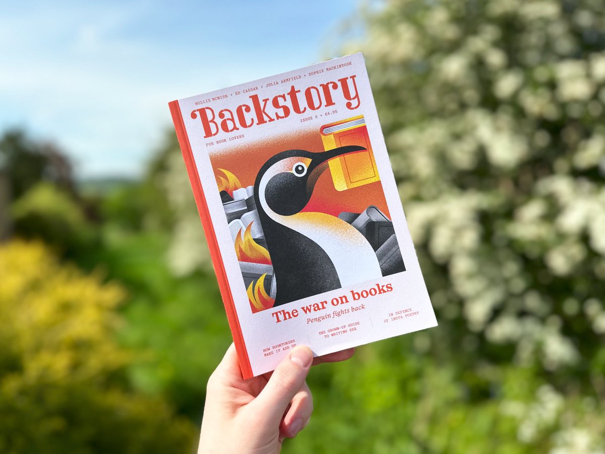 Backstory magazine launched last year as an extension to @tomjrowley’s indie gem @BackstoryLdn. Issue 2 features Hollie McNish, Julia Armfield, Sophie Mackintosh & others. Get yours from your favourite local bookseller while the sun lasts… or anytime after for that matter! 📚