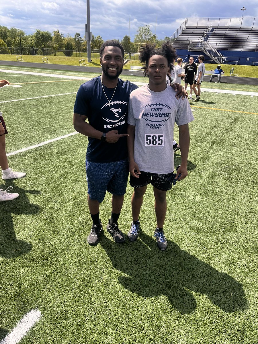 Had a great time at camp
<a href="/EmoryHenry_FB/">E&H Football</a> <a href="/coachpaschal_/">Darron Paschal Jr. (DP) M.O.L</a> <a href="/CoachLovelaceJ/">Jamar Lovelace</a>