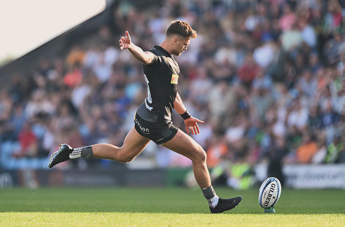 Leader👆🏻 Henry Slade’s 26 points against Harlequins means he is currently the top points scorer in the 2023/24 Premiership😮‍💨 Top 5️⃣⤵️ 119-Henry Slade 117-Finn Russell 116-Fin Smith 93-Owen Farrell 91-Handre Pollard