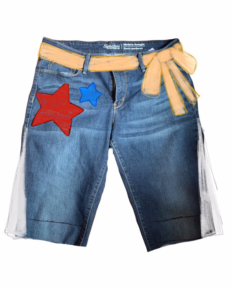 Nvm i made a sketch of the idea for my jorts
What do we think ^_^