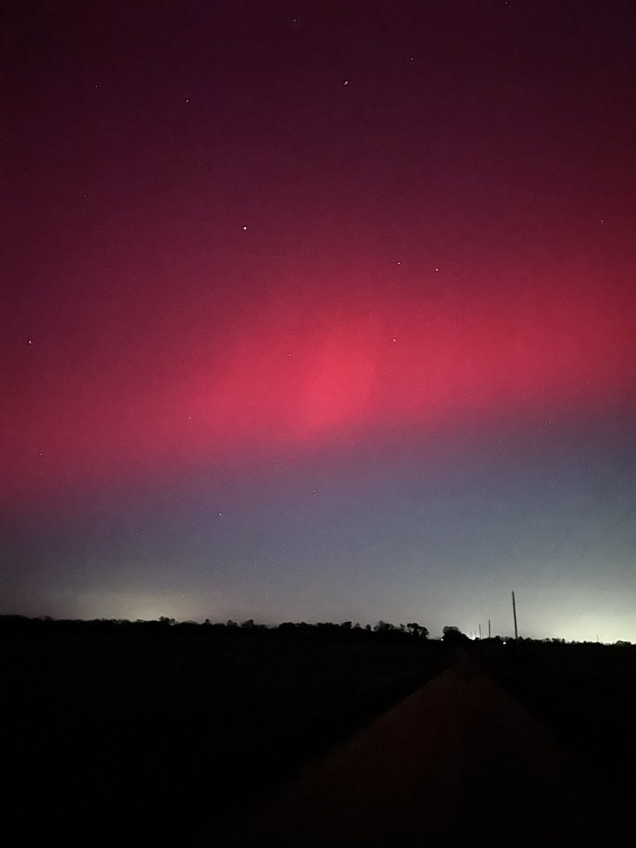 Last night was awesome, I’m still utterly amazed. I went to Peabody, about an hour NNE of Wichita & was able to see the Aurora Borealis! The dusk substorm was awesome but I missed the real show, 1-3am. If you missed out, more Aurora chances this weekend but also clouds & storms.