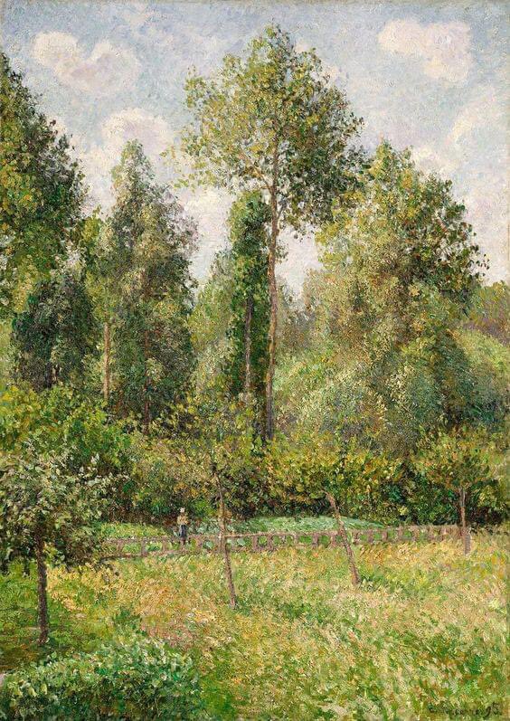 Camille Pissarro (Danish, 1830-1903) Landscape, 1895.