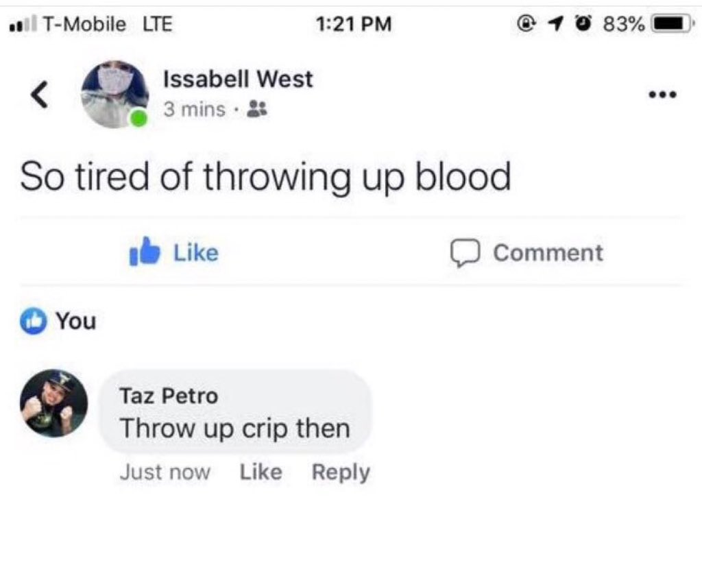 Facebook a different breed 😭