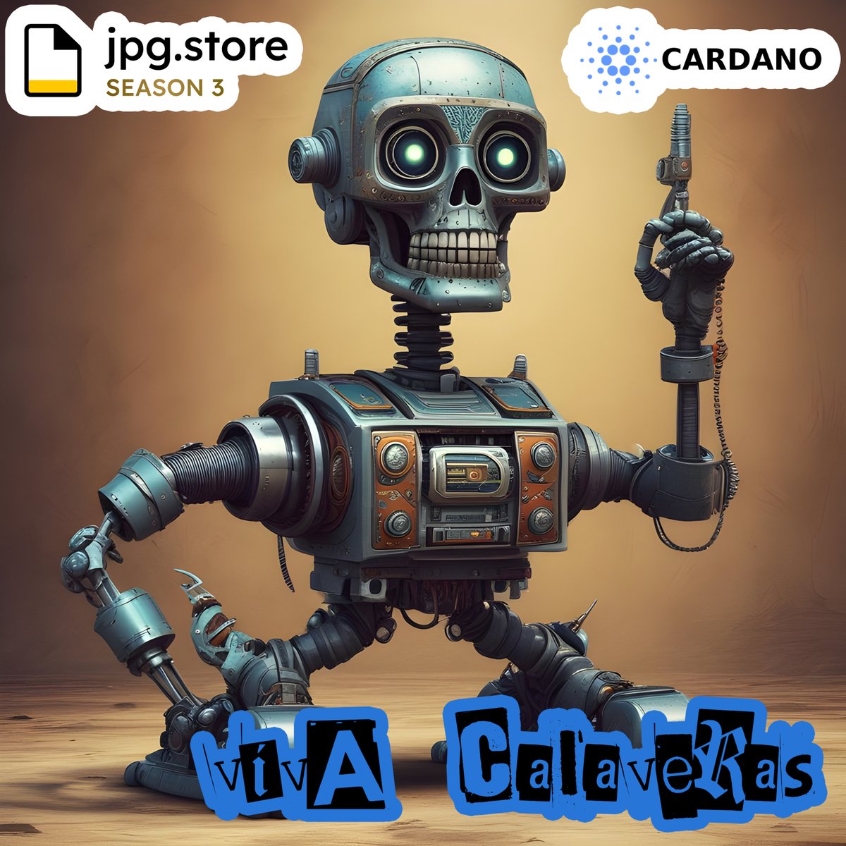 Viva Calaveras on Cardano via jpg.store ! These NFTs can be redeemed for a signed 3D printed K-SCOPES® Trading Card.

Greez
jpg.store/listing/226769…

#cardano #ADA #CardanoNFT #NFT #vivacalaveras #calaveras #kscopes #tradingcards #3dprinting #AI #AImusic
