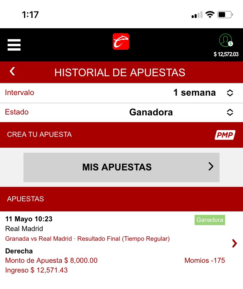 El Madrid nunca me falla 💵