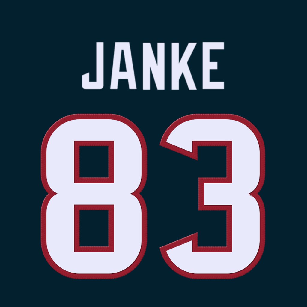 Houston Texans WR Jadon Janke (@JadonJanke) is wearing number 83. Last assigned to Dalton Schultz. #HTownMade