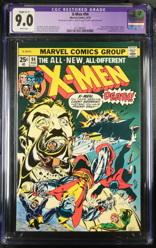 Title: X-Men #94 | CGC Graded 9.0 (C-1 Restoration) | Marvel Comics, 1975

Ends Thu 16th May @ 1:00am

ebay.co.uk/itm/Title-X-Me…

#ad #comics #marvelcomic #imagecomics #DCComics