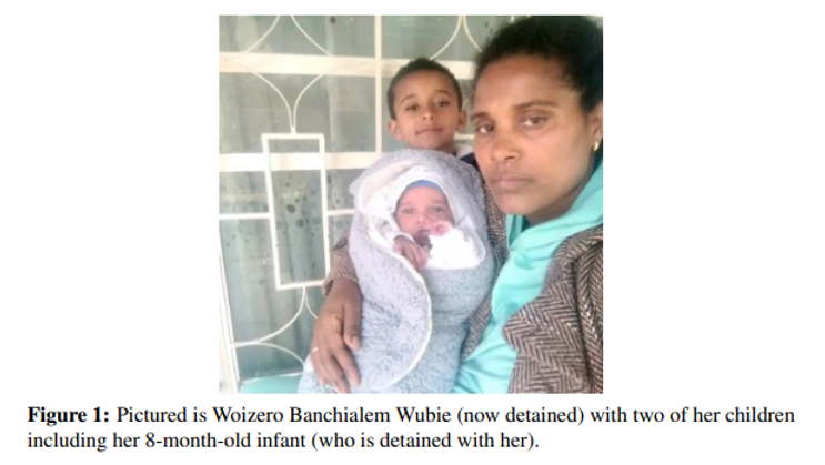 'On March 22nd, 2024, security forces wearing civilian attire and Federal Police detained Woizero Banchialem Wubie and her 8-month-old infant child.' #WarOnAmhara #FreeAmharaDetainees @MikeHammerUSA @USEmbassyAddis @CanadaEthiopia @volker_turk @MaryLawlorhrds @SJEastAfrica