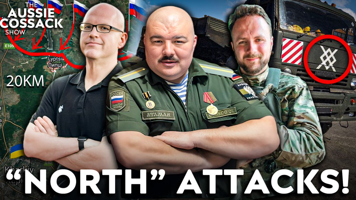 🚨🇺🇸🇦🇺🇷🇺Dont miss this LIVE special intel drop on the Russian Kharkov Offensive with official Russian state media war correspondent @andreyafanasye here on The Aussie Cossack Show live on here X in exactly 12 hours time!