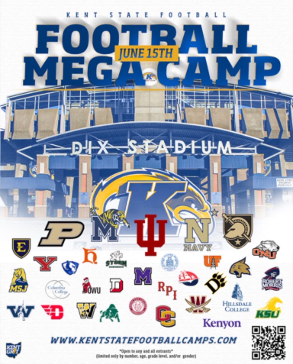 Thank you <a href="/keegan_linwood/">Keegan Linwood</a> for the invite! <a href="/KentStFootball/">Kent State Football</a>