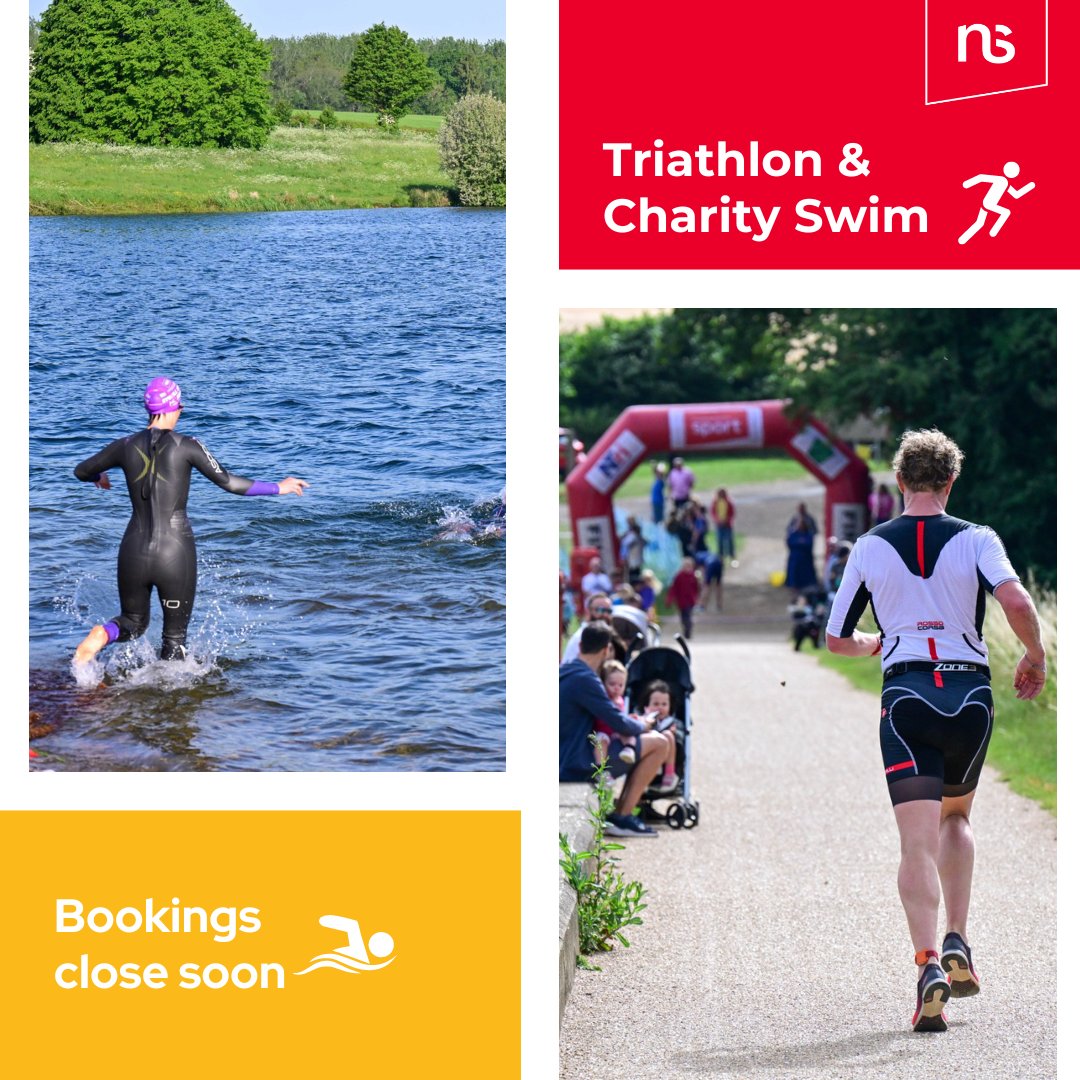 Sign up soon. Bookings close for our award-winning Sywell Sprint Triathlon and Charity Swim on Thursday the 16th of May. They're friendly events, suitable for all levels of experience. Find out more - northamptonshiresport.org/events-home/ We'd love to see you there.