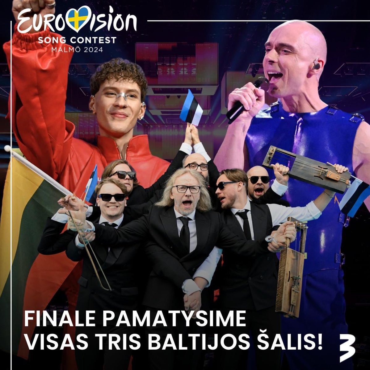 Puikūs metai „Eurovizijoje“ Baltijos šalims!🇱🇻🇪🇪🇱🇹#eirovizija2024