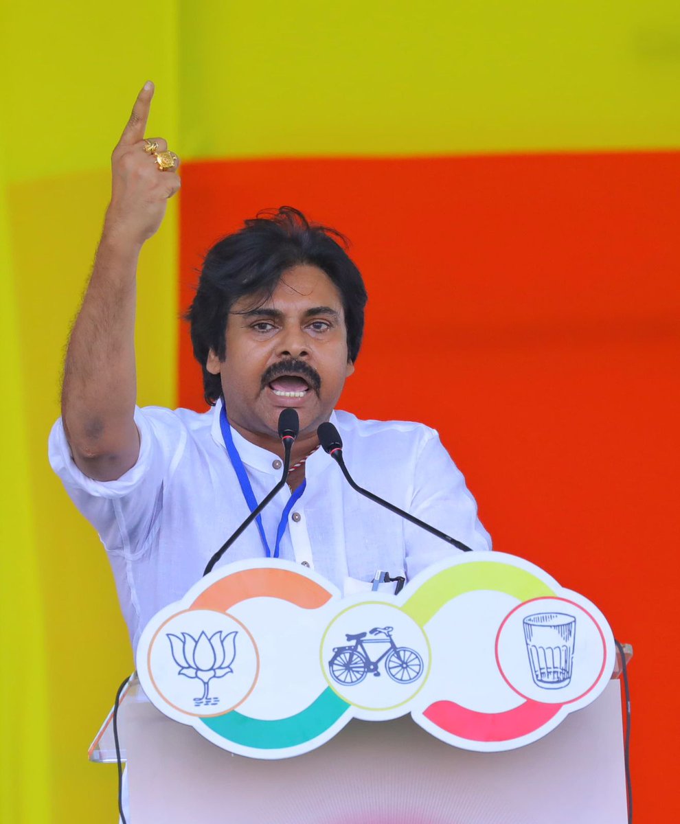 Kudos to Sri @PawanKalyan his speeches & campaign 🔥the scenario of AP elections changed by powerful man
Brought #NDAalliance , stood with  @ncbn ji when required ,good vibe with Honourable Modi ji, I wish & pray May 13th all the love will convert into voting and good victory💐💐