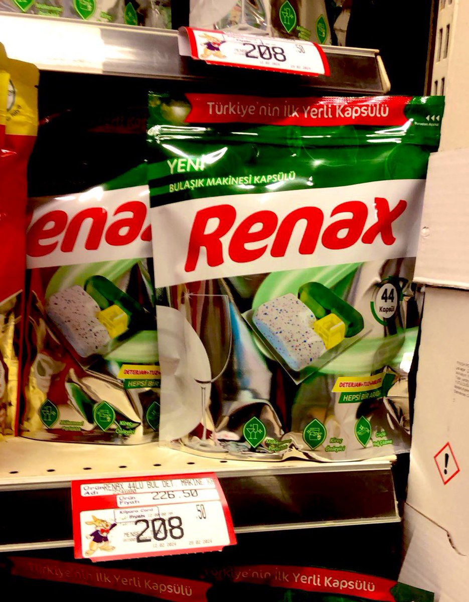 Konya'da üretilen yerli bulaşık deterjanı Renax, şu an çoğu markette bulunabiliyor. Bu kadar iyi çıkacağını düşünmüyordum. Çok kaliteli 👏