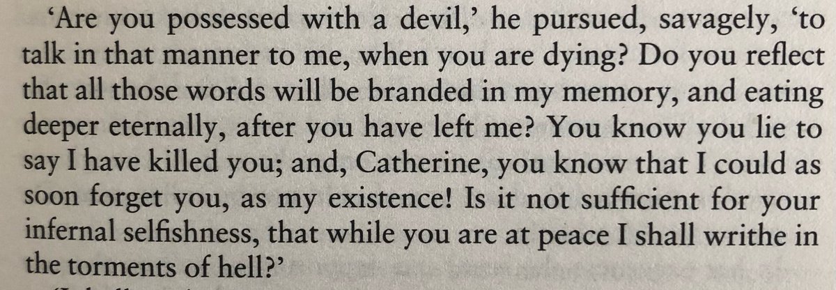 do you ever think about this passage from wuthering heights? bc i do