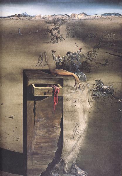I was unable to save a single life I couldn’t stop a single bullet so I circle cemeteries that aren’t there I search for words that aren’t there [ . . . ] — Jerzy Ficowski, I was unable to save a single life (trans. J Grotz & P Sommer) #CeaseFireInGaza Salvador Dali. 1938