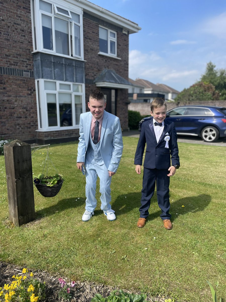 Today was my little brother Tom’s first holy communion. Doesn’t he look smart #brothers