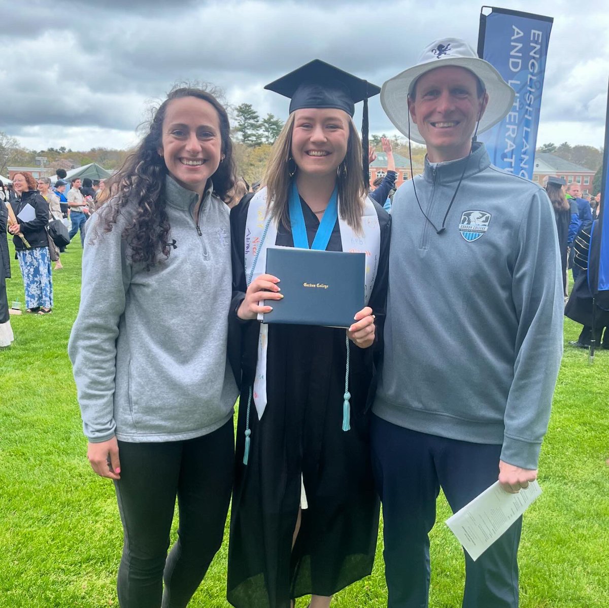 Celebrated the graduation of our two seniors, Sydney Noyes and Cheyann Tooman! Thank you both for the positive impact you left on the program! 🩵