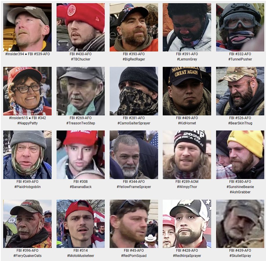 Wanted for crimes committed at the Capitol on #Jan6 #DoYouKnow these individuals?? Please contact the FBI tips.fbi.gov or contact us at admin@seditionhunters.org Please do not post names on social media
