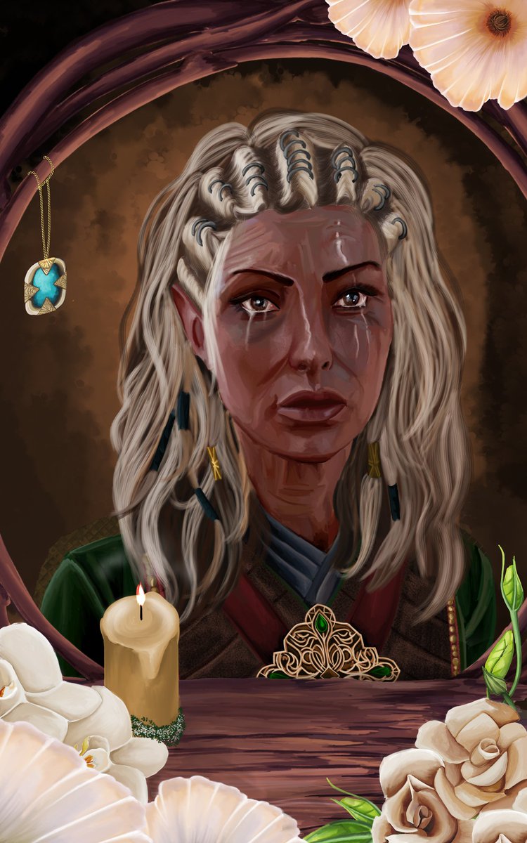 bitternerdette's tweet photo. "You twine your life around the people you love. And when they are gone, you grow around their absence instead. It is just another way they shape you."

After the fall of Gate, Jaheira found a moment to thank the gods that no more family was lost.

@TracyWiles enjoy 😁

#Jaheira https://t.co/xYhixis7fo