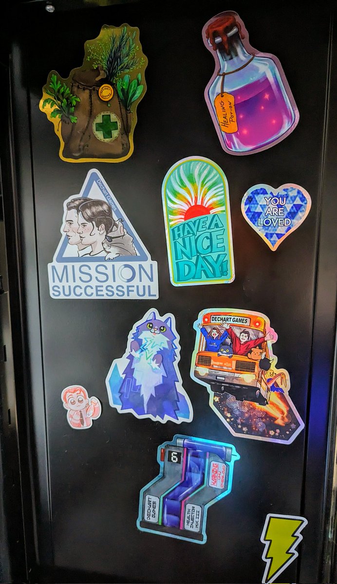 Sticker collection is coming along nicely! 💙✨ #DechartGames