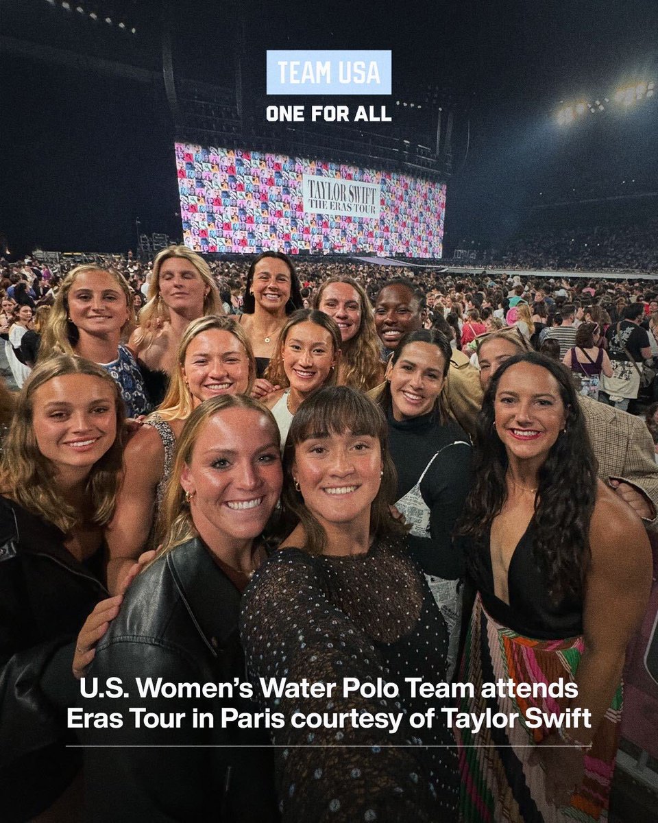 Baby, let the Games begin ✨ Next time Team USA women’s water polo will be in the París La Défense Arena they will compete for a historic fourth-straight gold medal at the #ParisOlympics! 📸 @USAWP