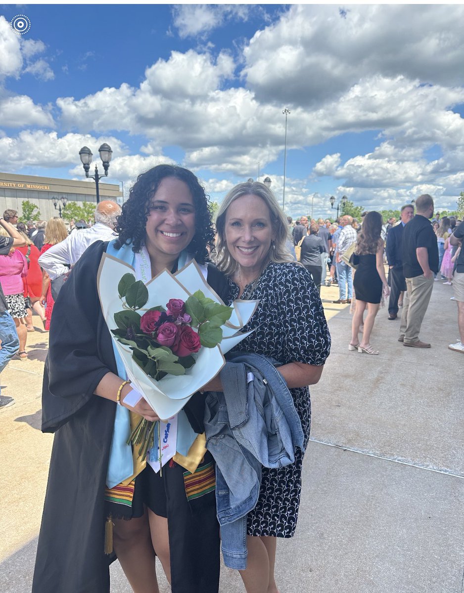 She did it!  Bachelors in Secondary Education ELA with minor in Political Science.  Summa Cum Laude.  #proudmom. #Mizzou