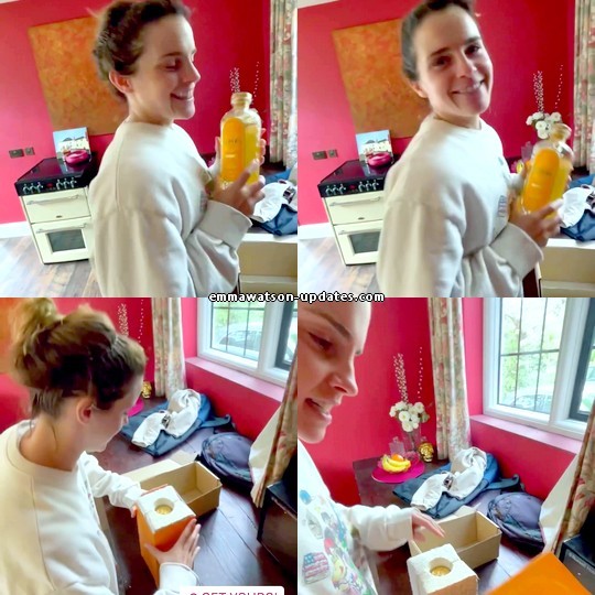 1 year ago today, Emma Watson was unboxing her and her brother's Renais gin on Instagram. Watch the video at: emmawatson-updates.com/2023/05/emma-w…