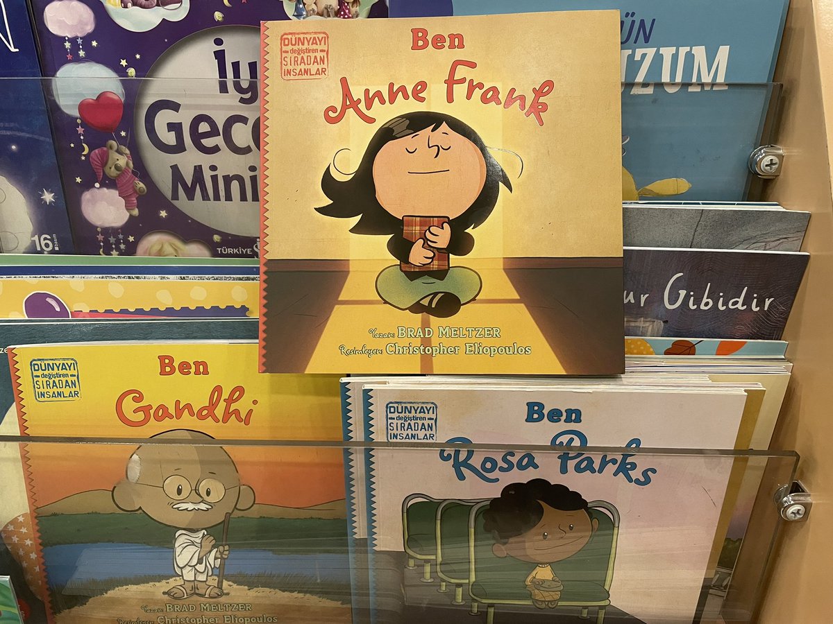 The stories of Rosa Parks, Gandhi & Anne Frank published in Turkish! “ordinary people who have changed the world” series…How amazing! #childrensliterature