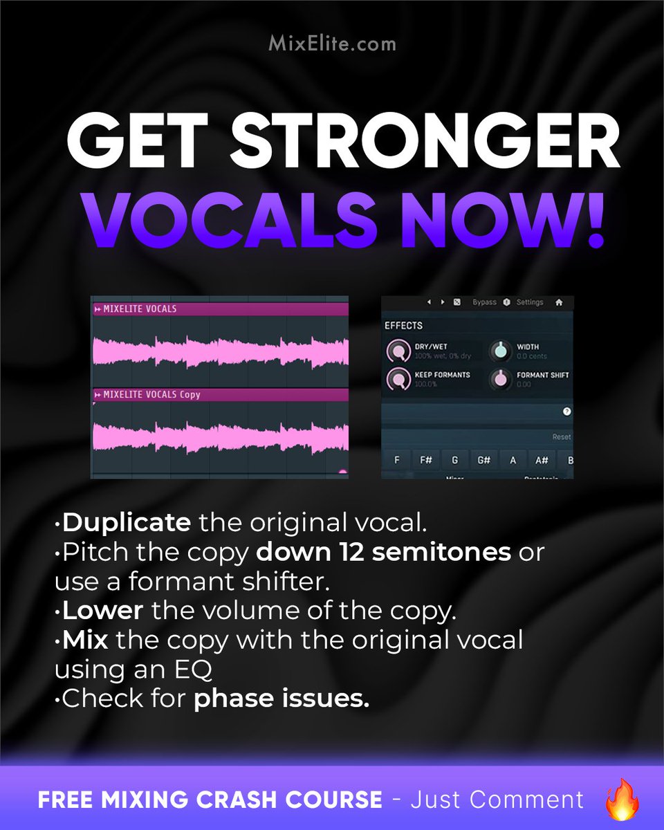 Free Mixing Crash Course 👉 MixElite.com/free-course
⁠
🎤 Vocal Power-Up Trick!⁠
⁠

⁠
#vocalmixing #musicproducer #studiolife #producertips #vocals #audioengineering #musicproduction #recordingstudio #homestudio #soundquality #beatmaking #mixengineer