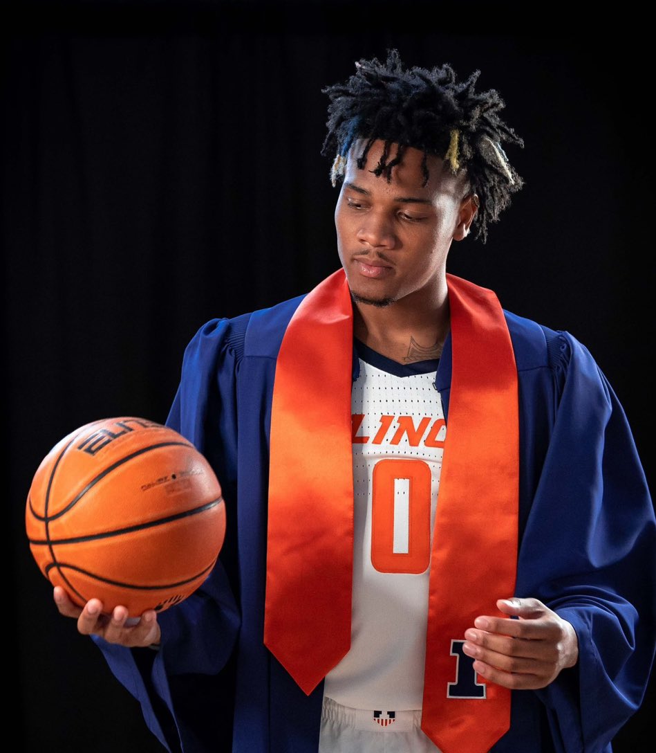 The truth will come out in early June But today, TSJ joins the Illinois Alumnus group as an Illini graduate A winner in the classroom and an All American on the court Pic via @MsTrea