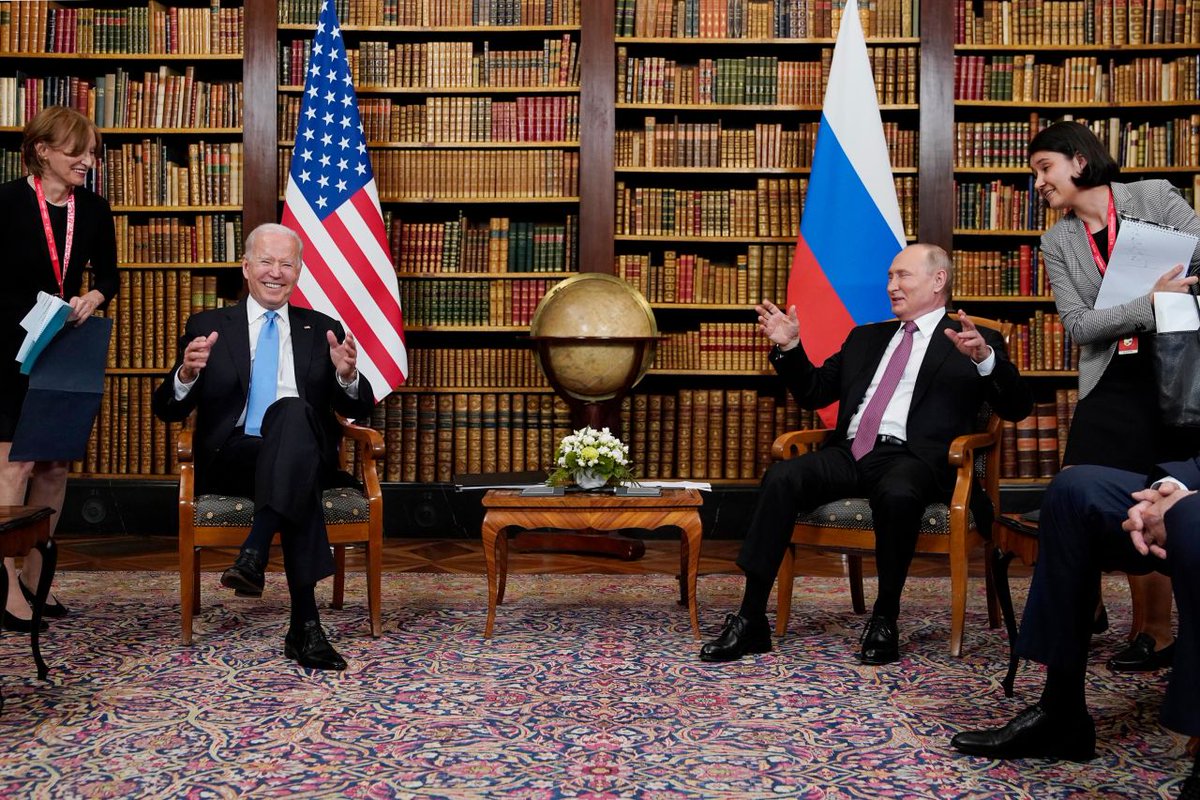 @jhpodesta @JimmyJ4thewin And here's one with Biden sitting and laughing with Putin. What's your point?