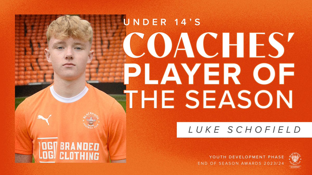 🏆 The Under-14's Coaches' Player of the Season goes to Luke Schofield. 👏 Congratulations Luke! 🍊 #UTMP