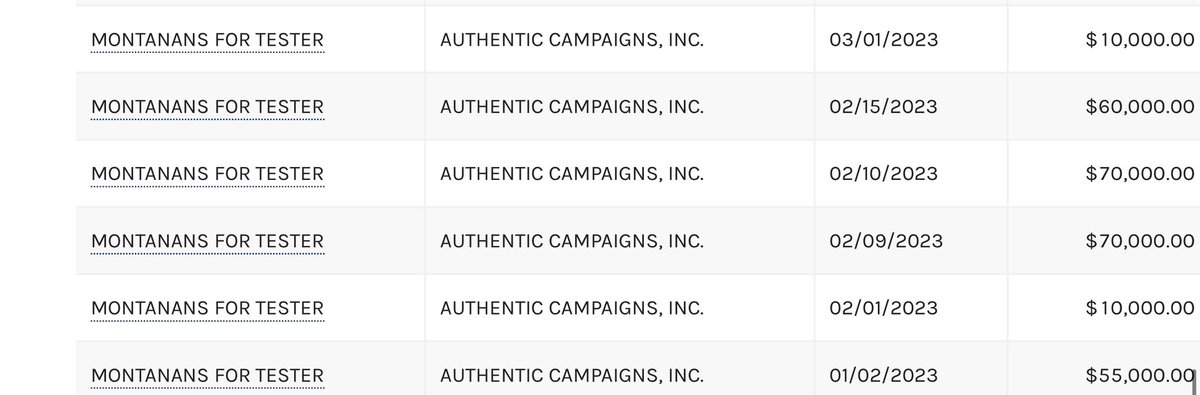 🚨ATTENTION MONTANA🚨

Did you know that @jontester is a client of Judge Merchan’s daughter Loren Merchan and her company Authentic Campaigns @Authentic_HQ? 

Tester, who is running for US Senate in Montana, has paid Judge Merchan’s daughter’s company MILLIONS of dollars over the