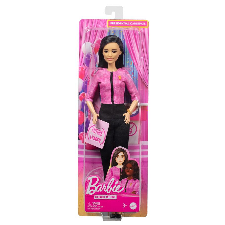 Barbie Presidential Candidate 2024 Dolls
Release Date:Fall 2024
#Barbie #Doll #BarbieDoll #Career #BarbieCareer #Careers #BarbieCareers #YouCanBeAnything #TuPuedesSerLoQueQuieras #Barbie2024 #2024 #PresidentialCandidate #PuedesSerLoQueQuieras #BarbiePresidentialCandidate