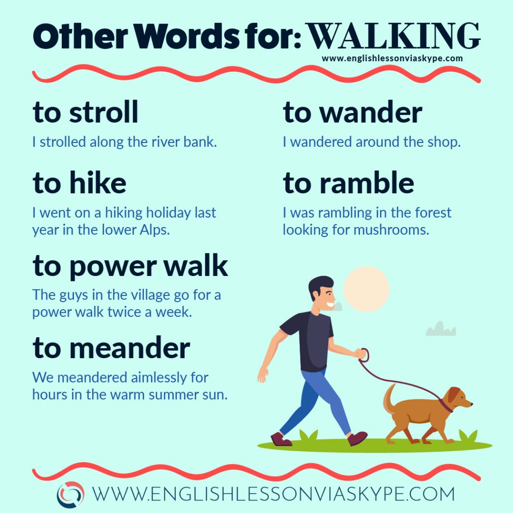 VOCABULARY: Learn other words for walking. Click the link to learn more ➡️ bit.ly/3Ful9eE #LearnEnglish #ingles #inglesonline #IELTS #vocabulary @englishvskype