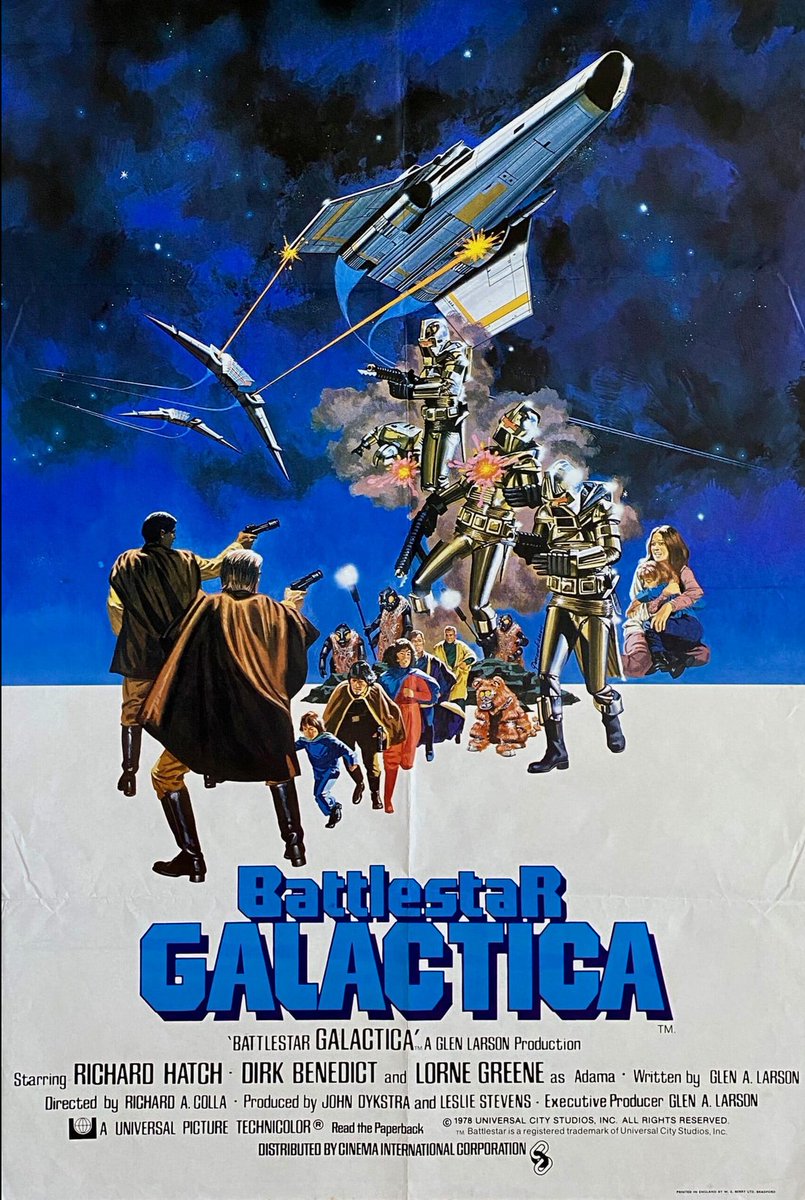 Watching the film cut of the pilot in 4K, Battlestar Galactica (1978)