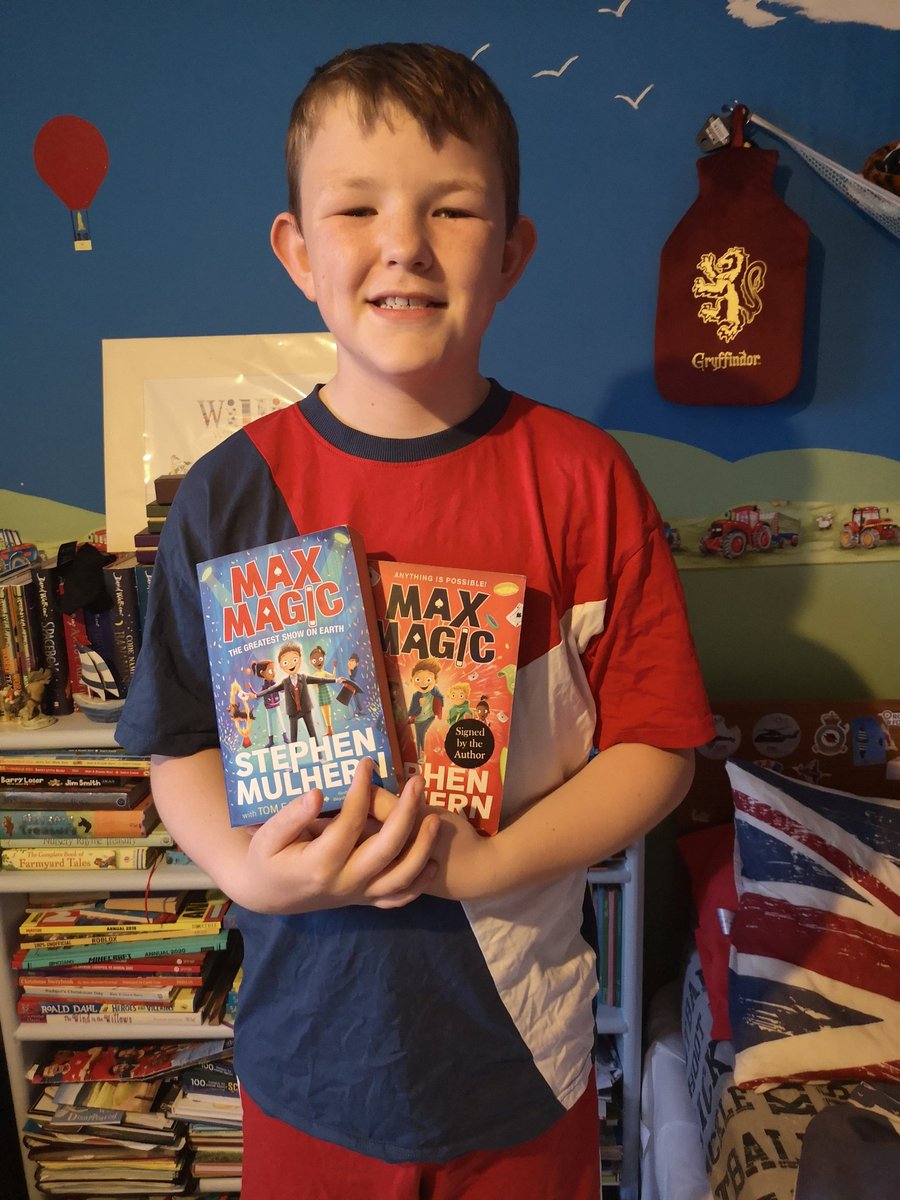 Finished Max Magic 2 and now to read Max Magic 3. Loving these series of books. @GosbertonAcad @StephenMulhern #imagination #storytelling
#reading