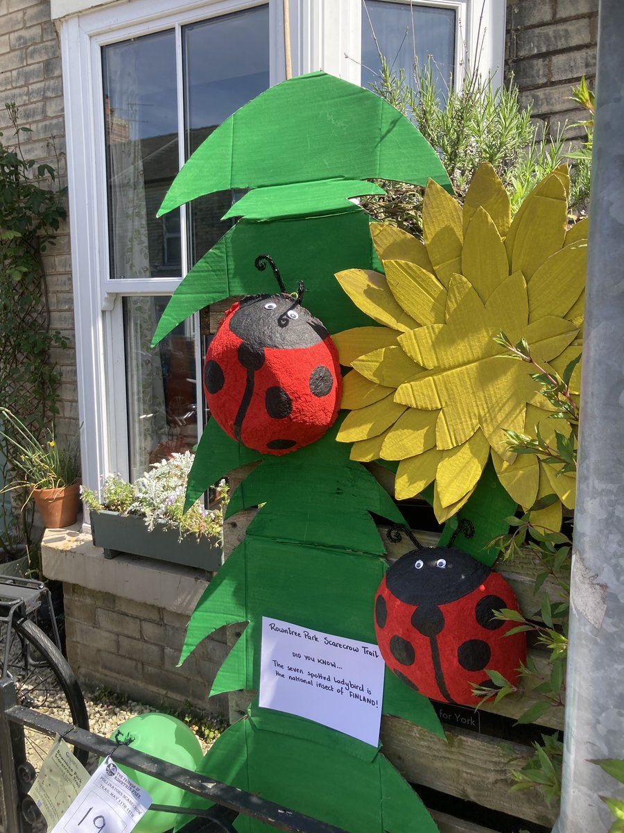 Day one of the Rowntree Park Scarecrow trail done! We are back again tomorrow 10-4pm. Get your trail sheets from our stall under the cafe (£2). Pollinator themed to highlight the awesome work our volunteer gardeners do!