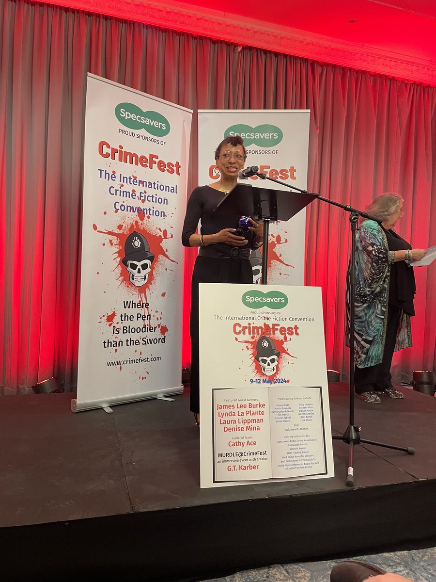 Winner of the @CrimeFest novel for children is JT Williams #CrimeFest