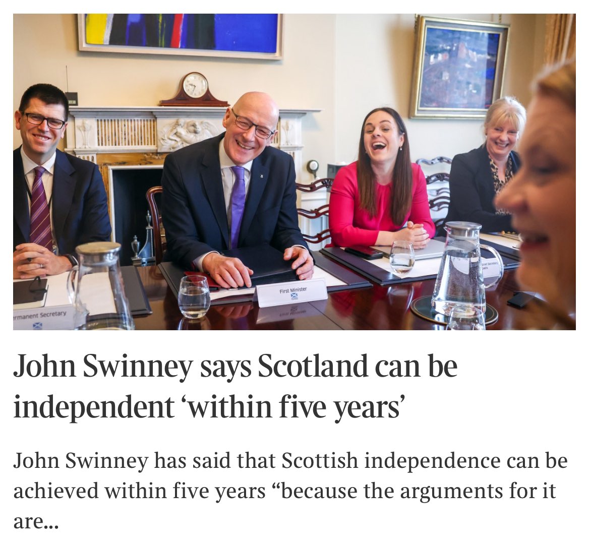 Well played, @timesscotland picture editor.